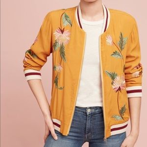 Anthropologie Elevenses Embroider Solstice Jacket